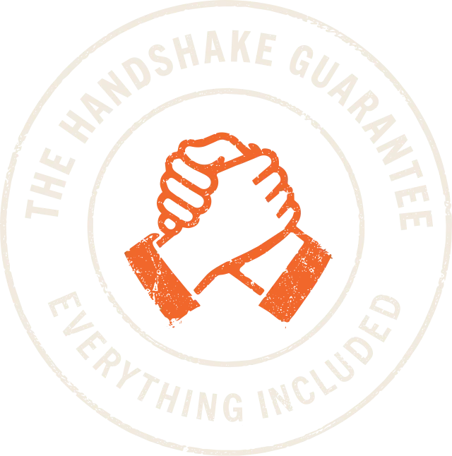 The Handshake Guarantee stamp: everything included